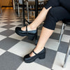 strappy DREY heel - black