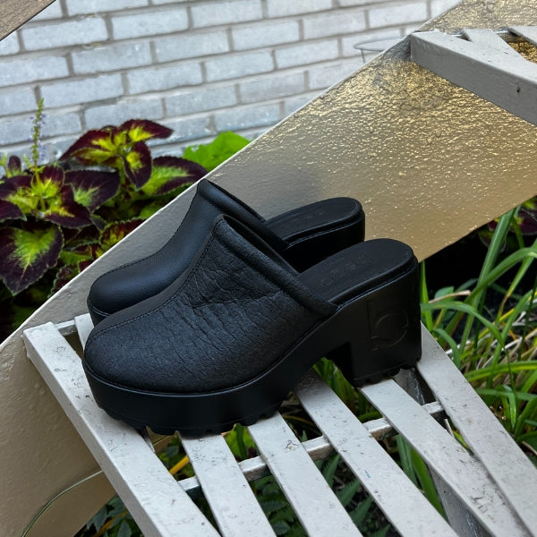 sabots à talons IRENE - noir